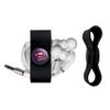GRAPHICS & MORE Superman Bizarro Shield Logo Headphone Earbud Cord Wrap - Charging Cable Manager - Wire Organizer Set of 2 - White view 2