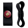 GRAPHICS & MORE Justice League Movie Flash Logo Headphone Earbud Cord Wrap - Charging Cable Manager - Wire Organizer Set of 2 - Black view 1