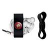 GRAPHICS & MORE Justice League Movie Flash Logo Headphone Earbud Cord Wrap - Charging Cable Manager - Wire Organizer Set of 2 - Black view 2