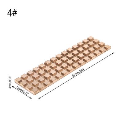 MANGKE - Copper Thermal Conductive Adhesive Heatsink - M.2 NGFF 2280 PCI-E NVME SSD (4)