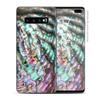 Skin Decal Vinyl Wrap for Samsung Galaxy S10 Plus - Decal Stickers Skins Cover - Abalone Pink Green Purple Sea Shell view 1