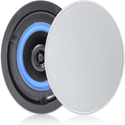 Herdio 4 HCS418 160 Watts 2 Way Flush Mount in Ceiling in Wall Passive Speakers Great for Kitchen,Living Room,Office(A Pair)
