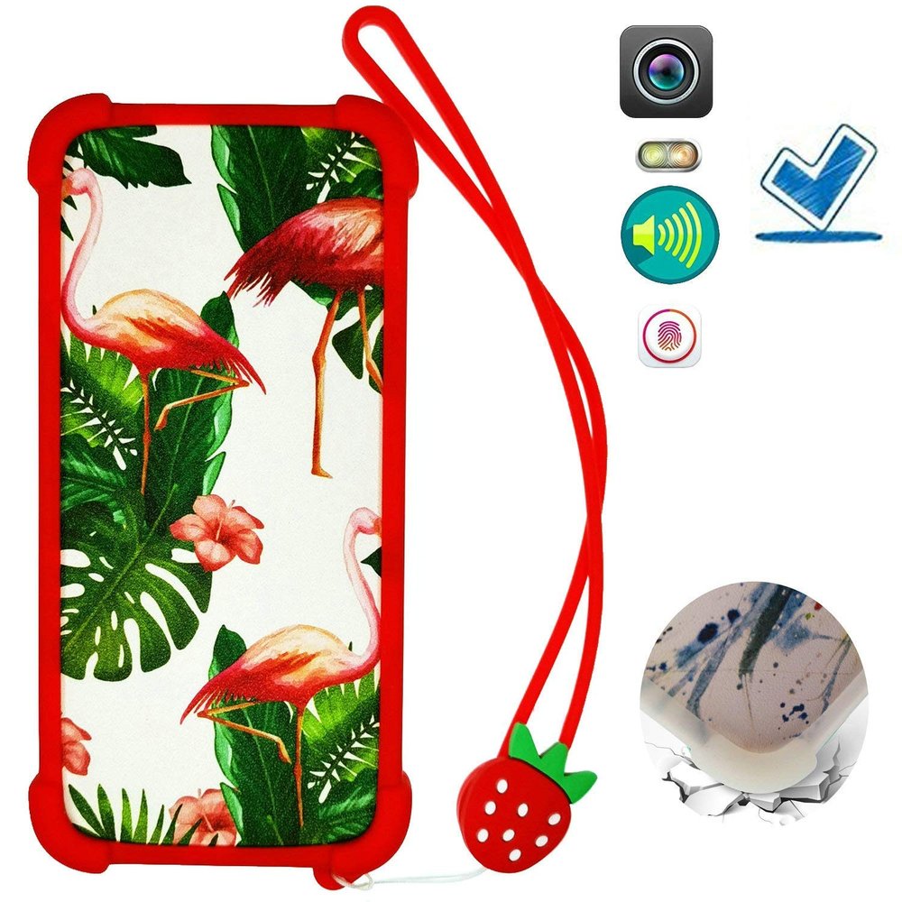 Case for Hot Pepper Poblano Vle5 5" Case Silicone Border + PC Hard backplane Cover HLN USHYJ