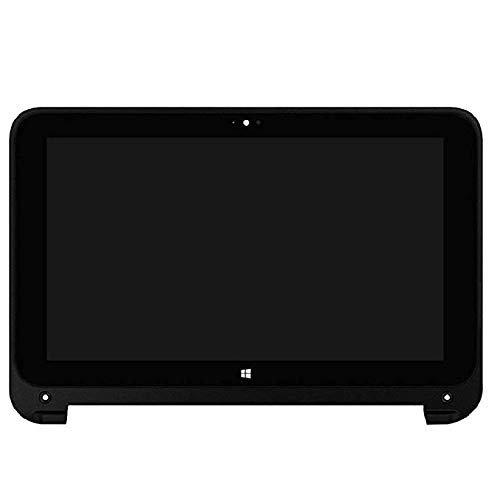 11.6" HD 1366x768 LCD Panel Replacement Anti-Glare LED Screen Display with Touch Digitizer and Bezel Frame Assembly for HP Pavilion X360 11-N046TU 11-N047TU 11-N102TU P/N: 755730-001