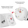 Adjustable Angle Wall Mount for Arlo Baby Monitor, Motorola Baby Monitor and Most Universal Monitors Camera, Aluminum Alloy Material view 4