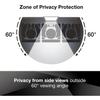 3M Frameless Blackout Privacy Filter for 22" Widescreen Flat Panel Monitor, 16:10 Aspect Ratio view 4