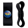 GRAPHICS & MORE Superman Rainbow Shield Logo Headphone Earbud Cord Wrap - Charging Cable Manager - Wire Organizer Set of 2 - Black view 1