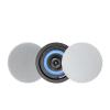 Herdio 4 Inches Flush Mount 2 Way Full Range in Wall Bluetooth Ceiling Speakers,Great for Humid Indoor Outdoor Placement Bath, Kitchen,Bedroom,Covered Porches A Pair view 1
