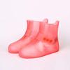 Hooyi Waterproof Rain Shoe Covers for Children Overshoes Rain Boots Reusable Girls Galoshes Snow Durable Stretchable Shoe Protectors XS view 4