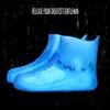 Hooyi Waterproof Rain Shoe Covers for Children Overshoes Rain Boots Reusable Girls Galoshes Snow Durable Stretchable Boys Shoe Protectors XS view 3