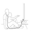 Bellman & Symfon External Microphone for Maxi Mino Hearing Amplifiers Long 16.4ft Cord TV Voice Audio Accessory Hearing Amplifier for Seniors Remote Speech Microphone for Noisy Environments view 2