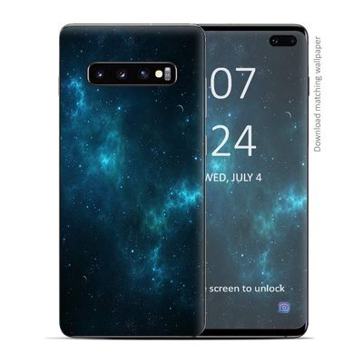 Skin Decal Vinyl Wrap for Samsung Galaxy S10 Plus - Decal Stickers Skins Cover - Deepspace