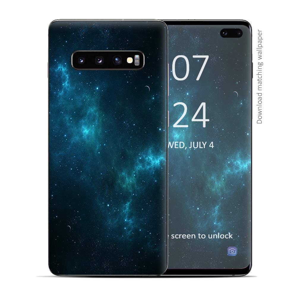 Skin Decal Vinyl Wrap for Samsung Galaxy S10 Plus - Decal Stickers Skins Cover - Deepspace