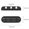Cable Clips Cord Management Organizer, Adhesive Hooks, Wire Cord Holder for Power Cords and Charging Accessory Cables, Mouse Cable, PC, Office and Home (3k) view 2