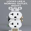 4K WiFi indoor Hidden Camera Wall Outlet,Motion Only view 3