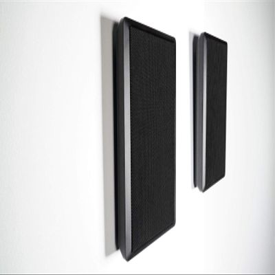 Rockville Pair RockSlim 70B 70V 5.25" Commercial Wall Speakers, Slim Design, Easy Install, Clear Audio, for Restaurants and Retail