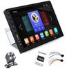Eaglerich Car Radio Multimedia Video Player 2DIN Universal 9'' Touch Screen BT MP5 Player Supports Android Phone Mirror Link with Rear View Camera view 1