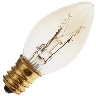 Decorative/Novelty 7C7/CL-BLINK 120V, 7 Watt, Clear Blinking "Twinkle" Light Bulb (25 Pack)