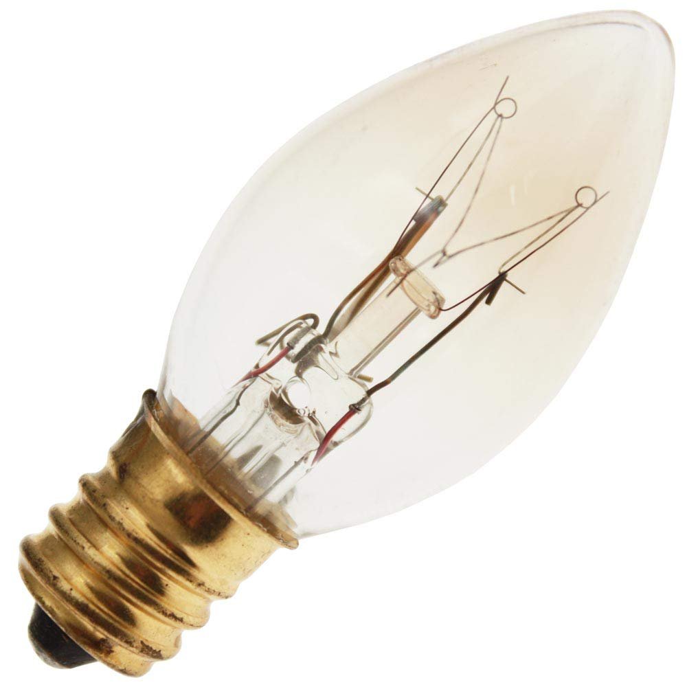 Decorative/Novelty 7C7/CL-BLINK 120V, 7 Watt, Clear Blinking "Twinkle" Light Bulb (25 Pack)