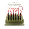 Escape Room Prop Plug in Box Takagism Game Props All Wires are Inserted into The Right Sockets to Unlock Adventure Secrets Game Props (with Audio) view 2