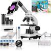 Bresser Biolux SEL Student Microscope Set with Lighting, Smartphone Adapter, Hard Case, Experiment Kit and Many Accessories view 1