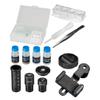 Bresser Biolux SEL Student Microscope Set with Lighting, Smartphone Adapter, Hard Case, Experiment Kit and Many Accessories view 3