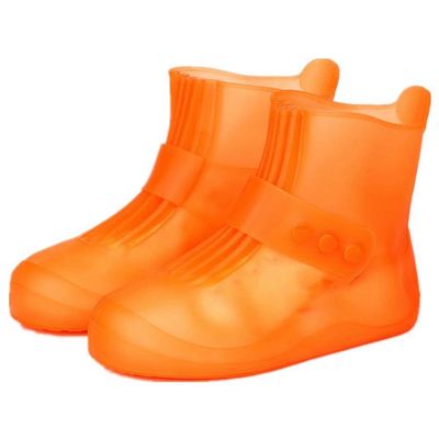 Hooyi Waterproof Rain Shoe Covers for Men Women Overshoes Rain Boots Reusable Galoshes Snow Durable Stretchable Kids Shoe Protectors XL