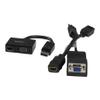 StarTech Video Converter - DisplayPort - HDMI, VGA - Black view 2