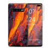Skin Decal Vinyl Wrap for Samsung Galaxy S10 Plus - Decal Stickers Skins Cover - Charred Lava Volcano ash view 1