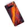 Skin Decal Vinyl Wrap for Samsung Galaxy S10 Plus - Decal Stickers Skins Cover - Charred Lava Volcano ash view 2
