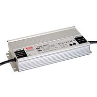Mean Well HLG-480H-54B Power Supply LED Driver CV+CC 480W 27-54V 8.9A, PFC, 3 in 1 Dimming IP67, Adj Output, Wire Leads, Input: 90~305VAC