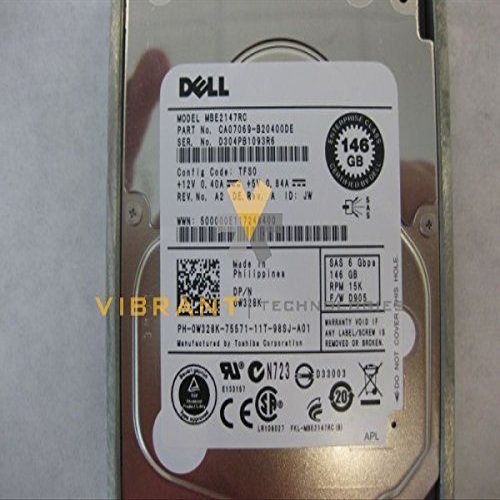 0W328K DELL 147GB 15K 2.5 SAS Drive (Renewed)