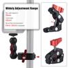 Andoer 2pcs Ball Head Clamp Mount Mini Magic Arm Super Clamp for GPS Phone LCD/DV Monitor LED Video Light Flash Light Microphone view 2