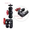 Andoer 2pcs Ball Head Clamp Mount Mini Magic Arm Super Clamp for GPS Phone LCD/DV Monitor LED Video Light Flash Light Microphone view 4