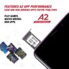 AXE MEMORY 128GB Micro SD Card 4K Ultra Full HD Video Premium Speed MicroSDXC Up to 100MB/S A2 V30 UHS-I U3, with SD Adapter view 3