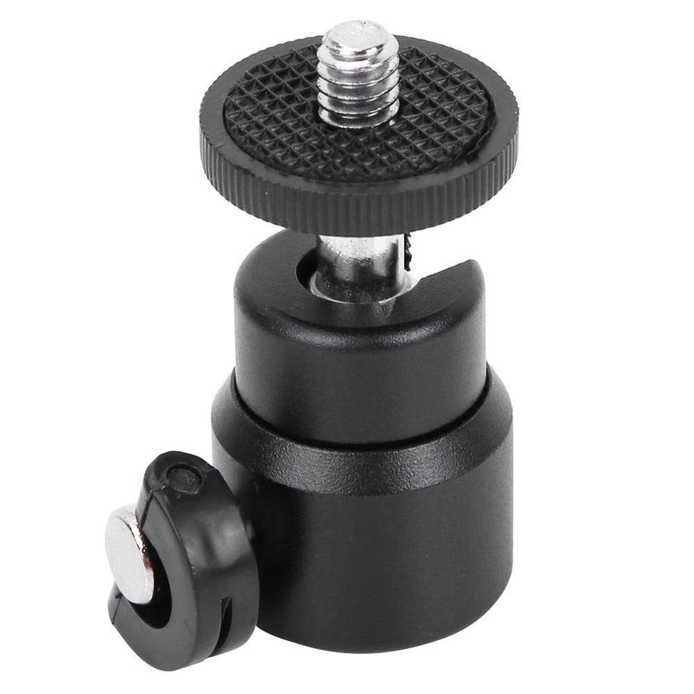 Mini Ballhead, Camera Ballhead, Camera Ball Mount, Ball Head, Camera Ball Head, 0 360 Rotation Panoramic Mini Ball Head Ballhead 1/4" Screw Mount Stand for DSLR Camera Camcorder Slider Mon