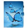 7-inch Tablet Case, Techcircle Pretty Folio Stand Cover with Pencil Holder+Card Slots, Magnetic Protective Case for Samsung Galaxy 7.0" Tablet, Kindle Fire 7, RCA Voyager Pro 7", Three Butterflies view 2