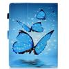7-inch Tablet Case, Techcircle Pretty Folio Stand Cover with Pencil Holder+Card Slots, Magnetic Protective Case for Samsung Galaxy 7.0" Tablet, Kindle Fire 7, RCA Voyager Pro 7", Three Butterflies view 3