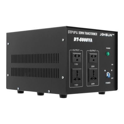 5KW Electric Power Voltage Converter Transformer - Step Up/Down - 110V/220V - Circuit Breaker Protection
