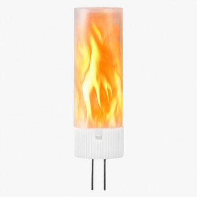 G4 JC 2 Pin Fire Effect Capsule DC 12 Volt Light Bulb l 12V 1300K Flaming Lamp For Low Voltage Power Supply Landscape Marine Solar Off Grid Decoration Lighting Track Xenon Halogen Replacement