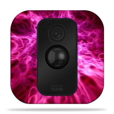 MightySkins Compatible with Blink XT2 Camera (2019) - Red Mystic Flames | Protective, Durable, and Unique Vinyl Decal Wrap Cover | Device Not Included - This is A Skin | Made in The USA