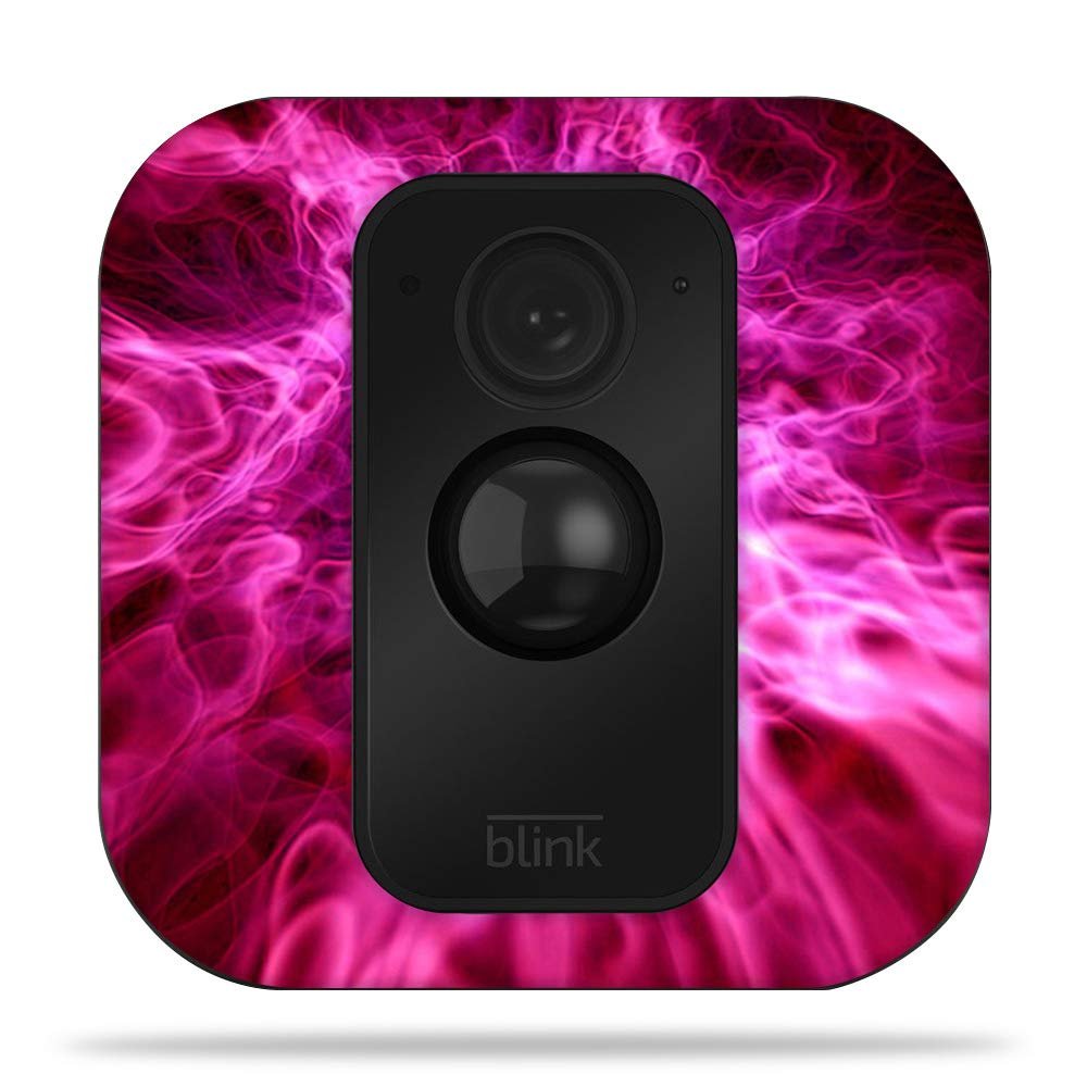 MightySkins Compatible with Blink XT2 Camera (2019) - Red Mystic Flames | Protective, Durable, and Unique Vinyl Decal Wrap Cover | Device Not Included - This is A Skin | Made in The USA