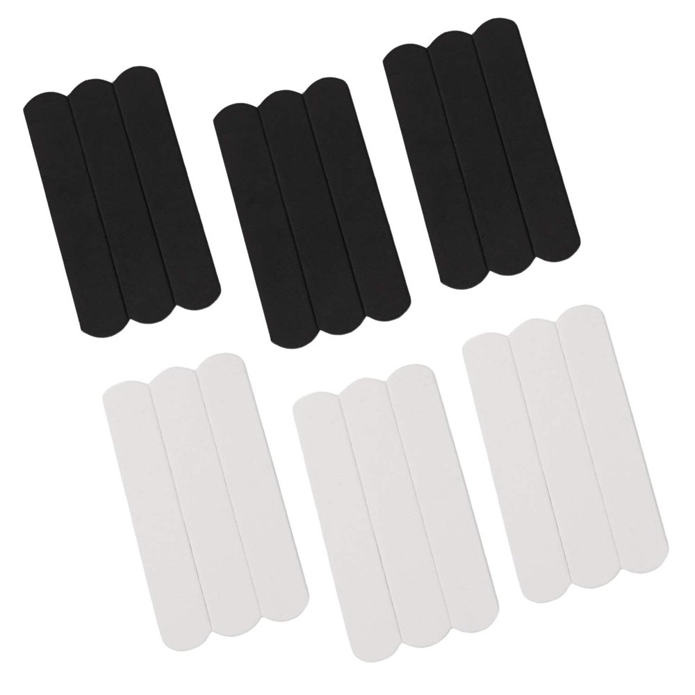 Honbay 36PCS Foam Hat Size Reducer Self-Adhesive Size Reducing Tapes Strips for Men and Women Hats Caps Sweatband (Black and White)