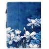10-inch Tablet Case, Techcircle Pretty Folio Stand Cover with Pencil Holder+Card Slots, Magnetic Protective Case for Samsung Galaxy Tab 9.7/10.1/10.5" Tablet, iPad Air/Pro 10.5, Magnolia Bottom view 3