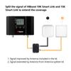HiBoost Wide Band 698-2700 MHz Wall Mount Panel Antenna with 2 Way Splitter N-Female Connectors,50FT N-Male to N-Male Coaxial Cable for Signal Booster,Compatible with All US Carriers 2G/3G/4G LTE view 3
