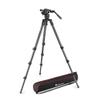 Manfrotto Nitrotech 608 Fluid Head for Video Shooting with Carbon Fiber Single Legs Tripod for DSLR, Mirrorless, Video and Cinema Camera Systems - 14 kg Payload view 1