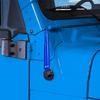 5.7" Blue Antenna Heavy Gauge Billet Aluminum Antenna Replacement Compatible with for Jeep Wrangler JK JL TJ Gladiator JT 1997-2024 view 2