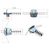360-Degree Rotation UV Dual Bands 28-36dB Outdoor Antenna Install-Free Guide Without Stand view 4
