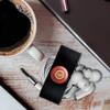 GRAPHICS & MORE Justice League Wonder Woman Athletic Logo Headphone Earbud Cord Wrap - Charging Cable Manager - Wire Organizer Set of 2 - White view 3