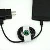 GRAPHICS & MORE Justice League Green Lantern Athletic Logo Headphone Earbud Cord Wrap - Charging Cable Manager - Wire Organizer Set of 2 - Black view 4